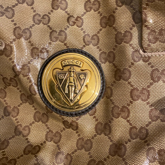 Gucci Original GG Crystal Hysteria Shoulder Hobo Bag - Picture 4 of 14